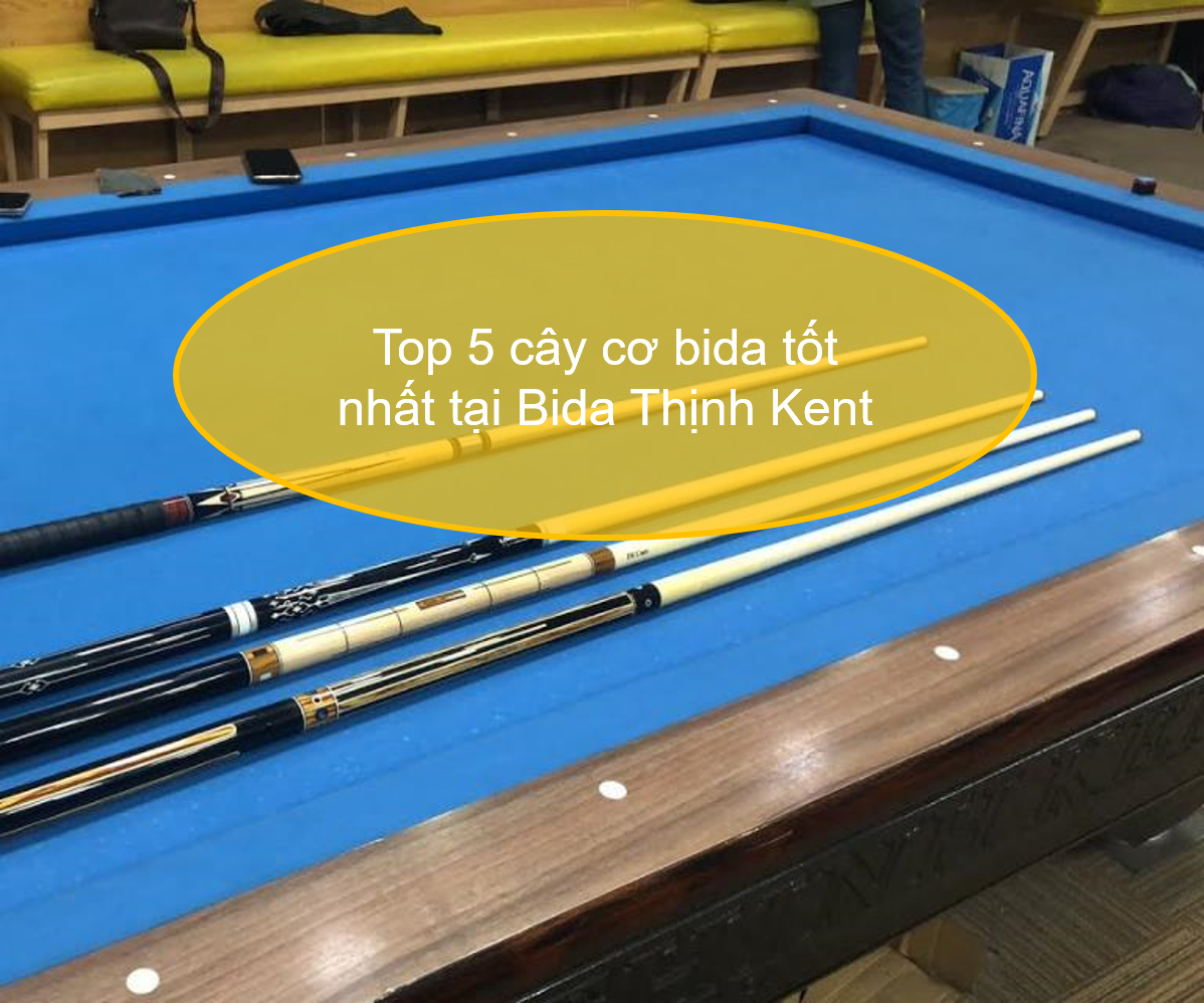 Top 5 cây cơ bida tốt nhất tại Bida Thịnh Kent